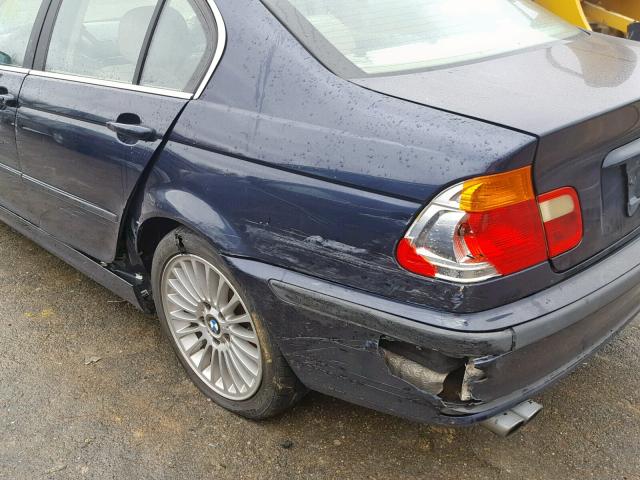 WBAAV53411FJ72602 - 2001 BMW 330 I BLUE photo 9