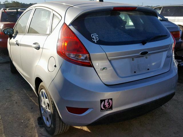 3FADP4EJ8CM216157 - 2012 FORD FIESTA SE GRAY photo 3