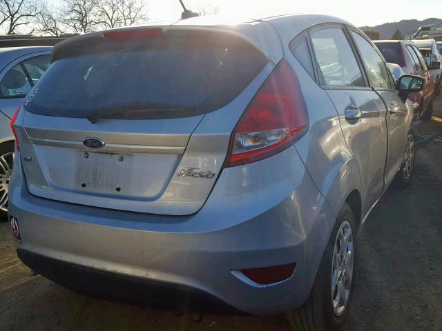 3FADP4EJ8CM216157 - 2012 FORD FIESTA SE GRAY photo 4