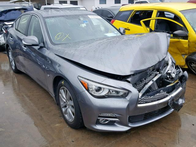 JN1BV7AR4FM390170 - 2015 INFINITI Q50 BASE GRAY photo 1