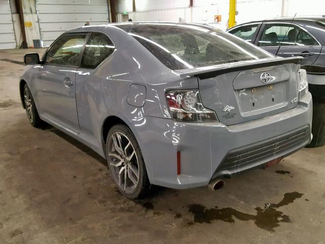 JTKJF5C7XFJ013472 - 2015 TOYOTA SCION TC ნაცრისფერი ფოტო 3