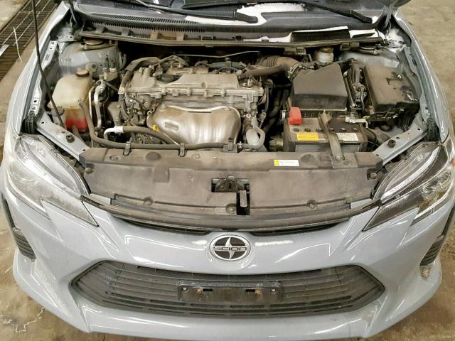 JTKJF5C7XFJ013472 - 2015 TOYOTA SCION TC ნაცრისფერი ფოტო 7