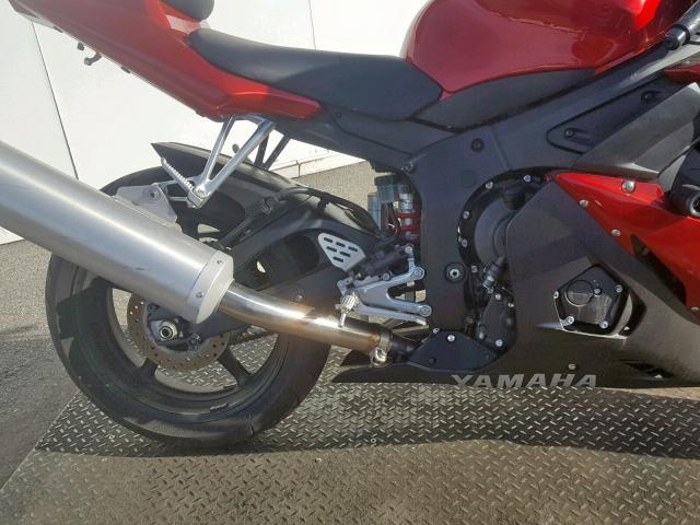 JYARJ06YX7A007619 - 2007 YAMAHA YZF-R6S RED photo 7