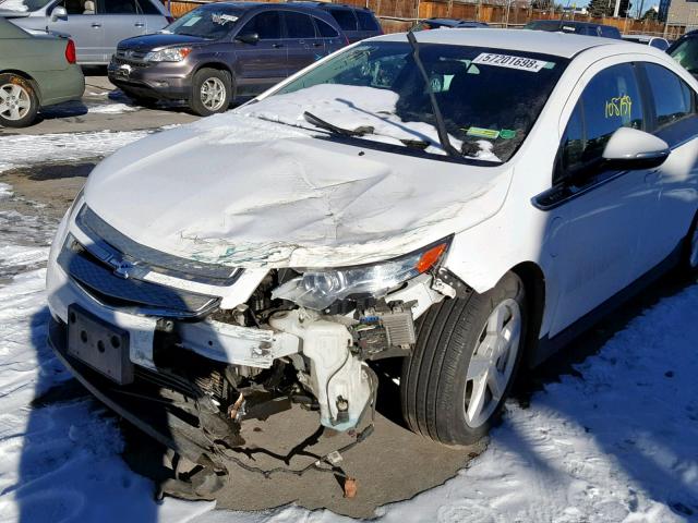 1G1RA6E49DU126349 - 2013 CHEVROLET VOLT WHITE photo 9