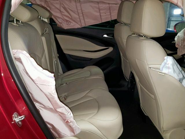 LRBFX2SAXJD051814 - 2018 BUICK ENVISION E RED photo 6