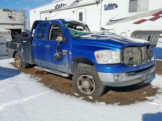 3D7MX38A27G799206 - 2007 DODGE RAM 3500 S BLUE photo 1