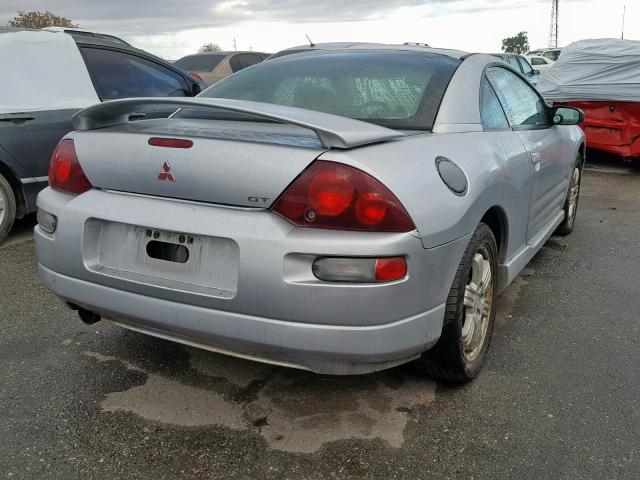 4A3AC84LXYE101993 - 2000 MITSUBISHI ECLIPSE GT SILVER photo 4