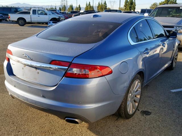 SAJWA05B39HR07116 - 2009 JAGUAR XF LUXURY BLUE photo 4