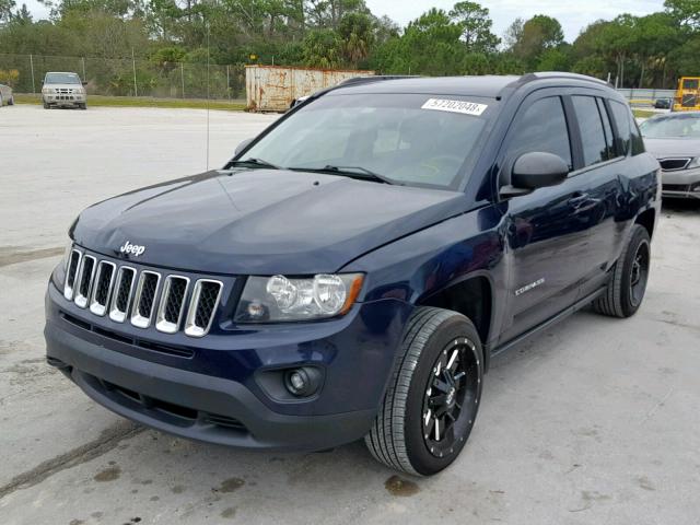 1C4NJCBA0ED513405 - 2014 JEEP COMPASS SP 蓝色 照片 2