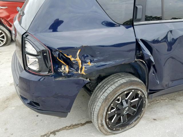 1C4NJCBA0ED513405 - 2014 JEEP COMPASS SP 蓝色 照片 9