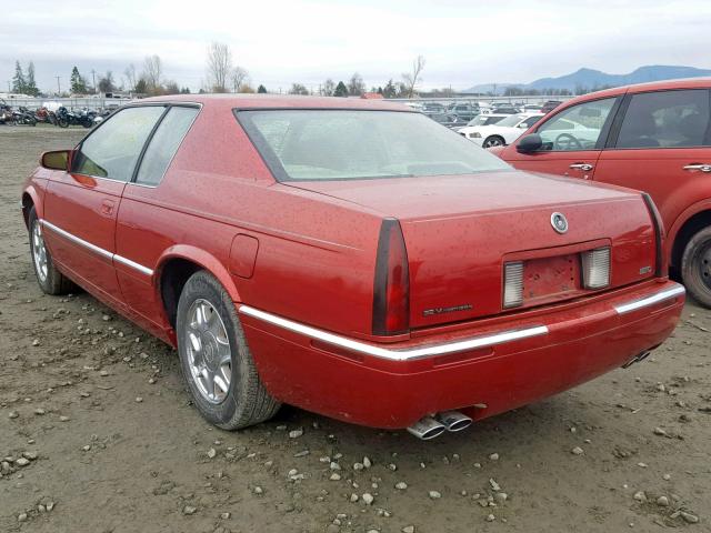 1G6ET1295TU600575 - 1996 CADILLAC ELDORADO T MAROON photo 3