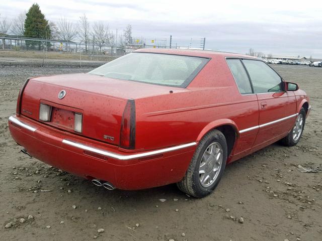 1G6ET1295TU600575 - 1996 CADILLAC ELDORADO T MAROON photo 4