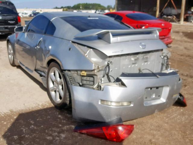 JN1AZ34D63T109447 - 2003 NISSAN 350Z COUPE SILVER photo 3