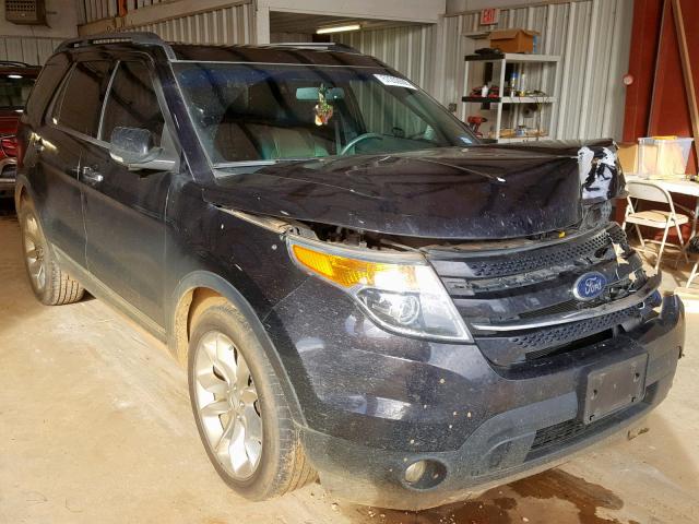 1FM5K7F85DGB93115 - 2013 FORD EXPLORER L BROWN photo 1