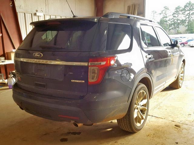 1FM5K7F85DGB93115 - 2013 FORD EXPLORER L BROWN photo 4