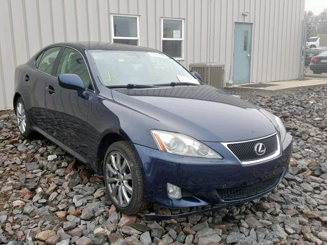 JTHCK262165001521 - 2006 LEXUS IS 250 BLUE photo 1