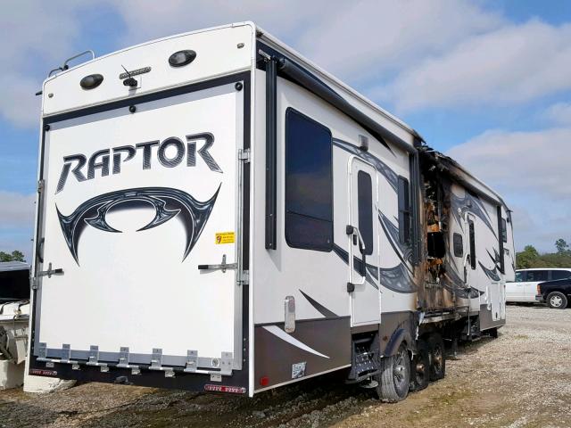 4YDF36528DR800011 - 2013 KEYSTONE RAPTOR WHITE photo 4