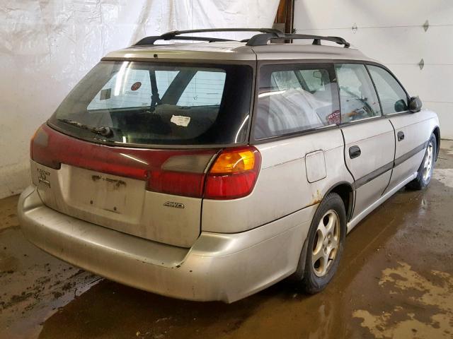 4S3BH635X27300781 - 2002 SUBARU LEGACY L SILVER photo 4