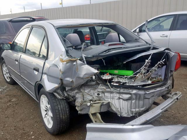 2HGES16364H574872 - 2004 HONDA CIVIC DX V SILVER photo 3