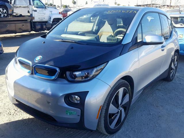 WBY1Z4C54EV277266 - 2014 BMW I3 REX ვერცხლისფერი ფოტო 2