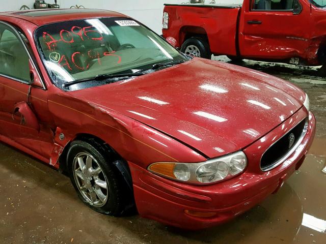 1G4HR54KX4U165744 - 2004 BUICK LESABRE LI RED photo 10