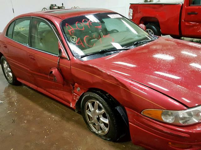 1G4HR54KX4U165744 - 2004 BUICK LESABRE LI RED photo 9