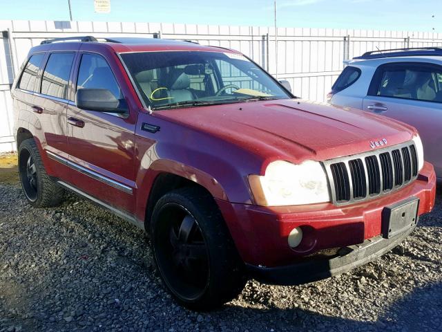 1J4HR58205C532635 - 2005 JEEP GRAND CHER RED photo 1