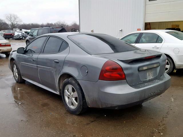 2G2WP552581107143 - 2008 PONTIAC GRAND PRIX Сұр фото 3