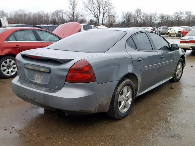 2G2WP552581107143 - 2008 PONTIAC GRAND PRIX Сұр фото 4