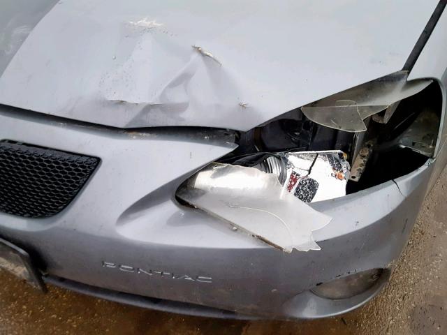 2G2WP552581107143 - 2008 PONTIAC GRAND PRIX Сұр фото 9