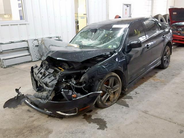 3FAHP0DC5AR101352 - 2010 FORD FUSION SPO BLACK photo 2