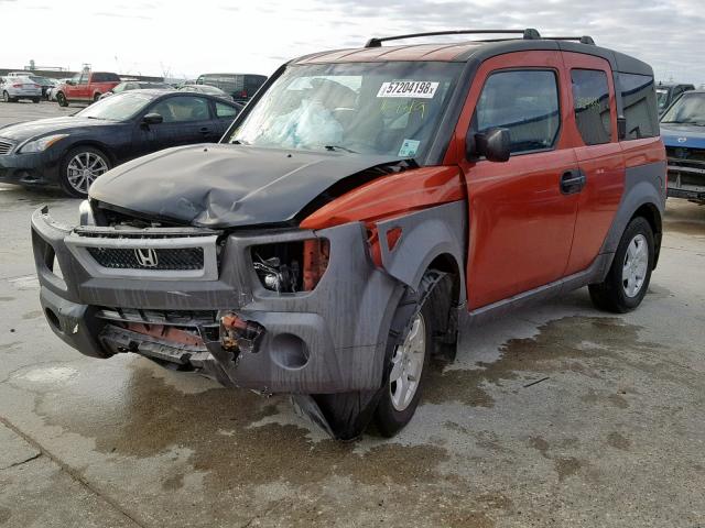 5J6YH18503L021770 - 2003 HONDA ELEMENT EX ORANGE photo 2