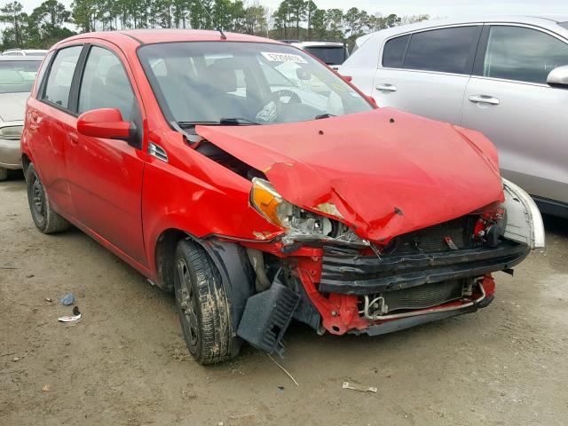 KL1TD6DE9BB153968 - 2011 CHEVROLET AVEO LS RED photo 1