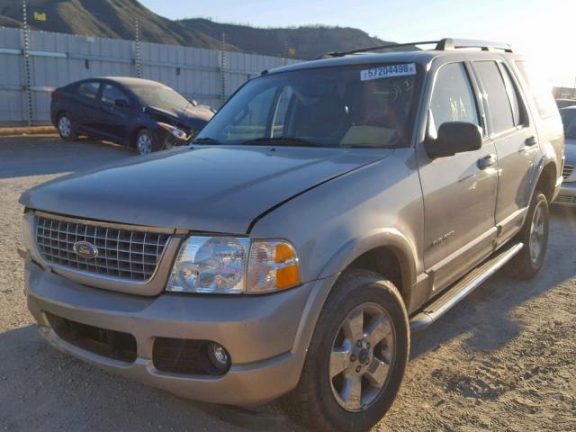 1FMDU75W45ZA62950 - 2005 FORD EXPLORER L TAN photo 2