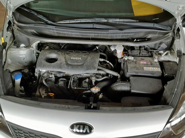 KNADM4A31G6698869 - 2016 KIA RIO LX SILVER photo 7