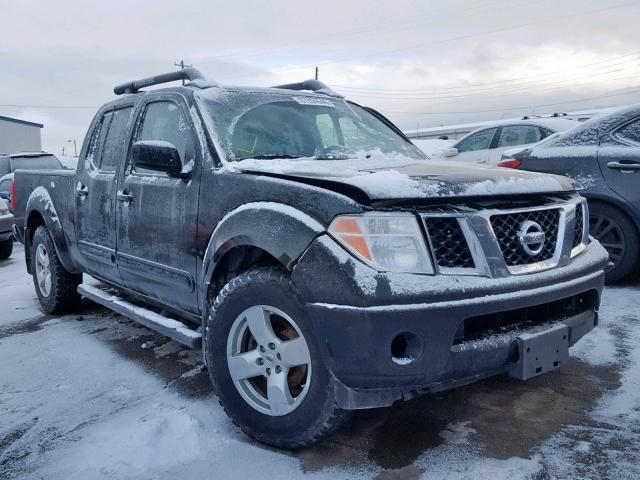 1N6AD09W37C418025 - 2007 NISSAN FRONTIER C BLACK photo 1