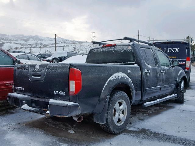 1N6AD09W37C418025 - 2007 NISSAN FRONTIER C BLACK photo 4