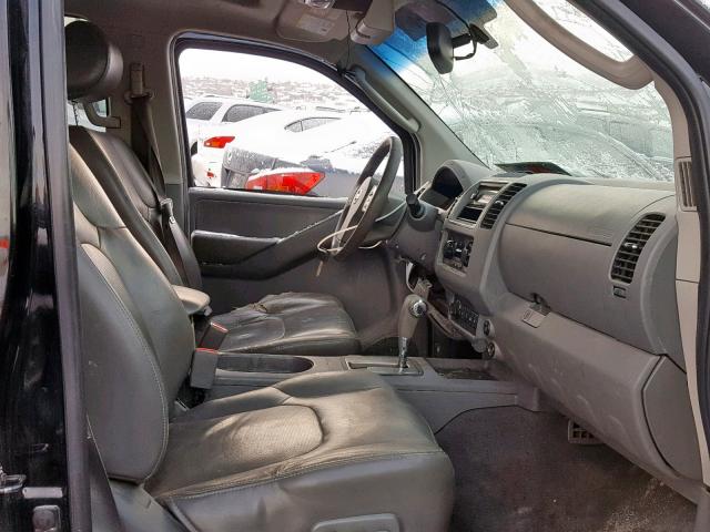 1N6AD09W37C418025 - 2007 NISSAN FRONTIER C BLACK photo 5