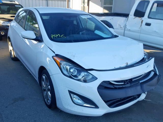 KMHD35LEXDU073299 - 2013 HYUNDAI ELANTRA GT WHITE photo 1