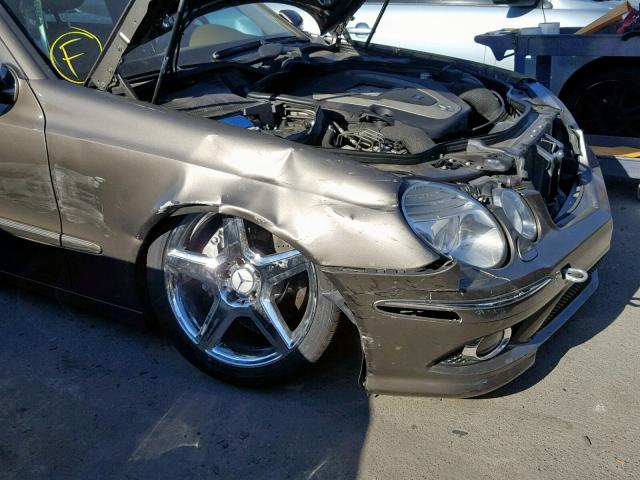 WDBUF56X19B433151 - 2009 MERCEDES-BENZ E 350 SILVER photo 9