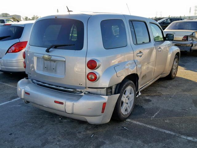 3GNDA23P08S537806 - 2008 CHEVROLET HHR LT SILVER photo 4