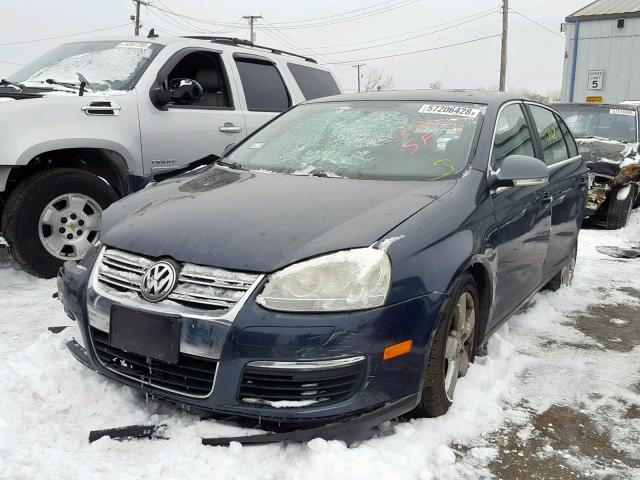 3VWRM71K38M052331 - 2008 VOLKSWAGEN JETTA SE BLUE photo 2