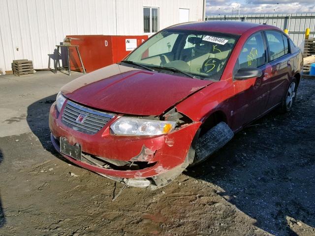 1G8AL55F57Z159537 - 2007 SATURN ION LEVEL BURGUNDY photo 2