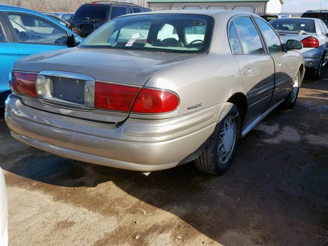 1G4HP54K614282772 - 2001 BUICK LESABRE CU BEIGE photo 4