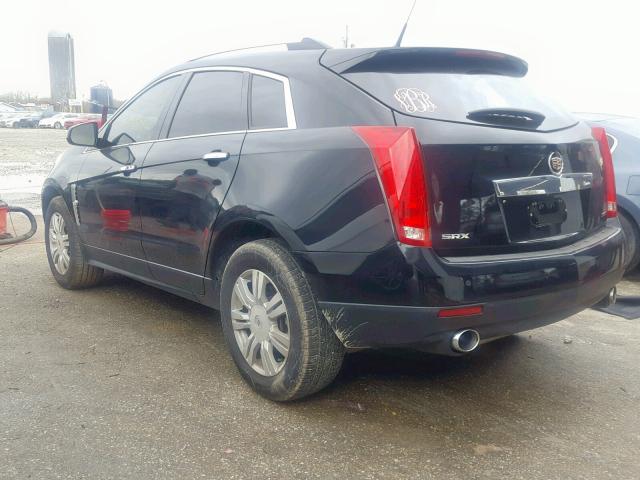 3GYFNAE30CS659319 - 2012 CADILLAC SRX LUXURY BLACK photo 3