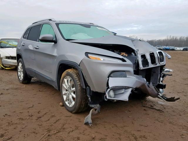 1C4PJLDB3FW669958 - 2015 JEEP CHEROKEE L SILVER photo 1