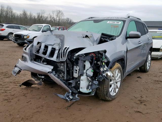 1C4PJLDB3FW669958 - 2015 JEEP CHEROKEE L SILVER photo 2