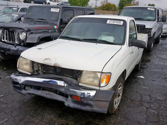 4TANL42N0WZ170789 - 1998 TOYOTA TACOMA WHITE photo 2