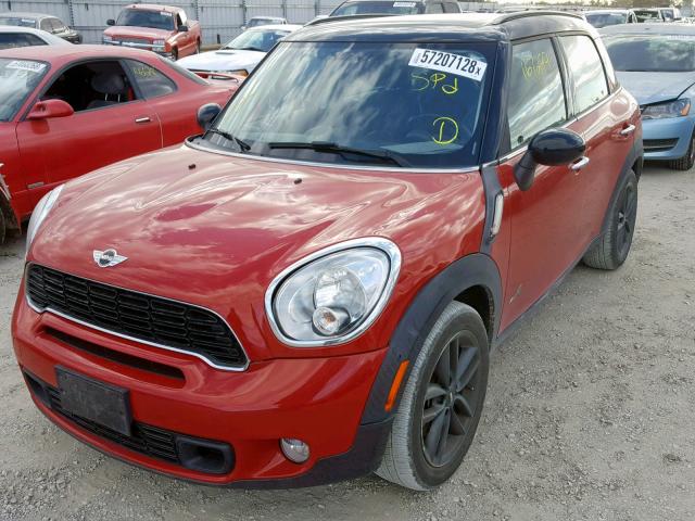 WMWZC5C5XDWP32042 - 2013 MINI COOPER S C RED photo 2