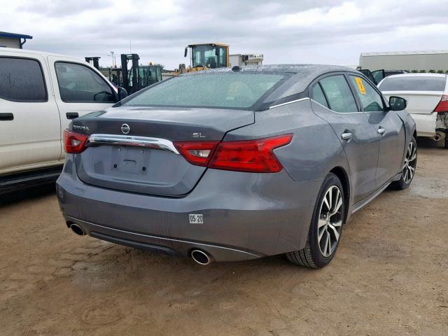 1N4AA6AP3JC385494 - 2018 NISSAN MAXIMA 3.5 GRAY photo 4